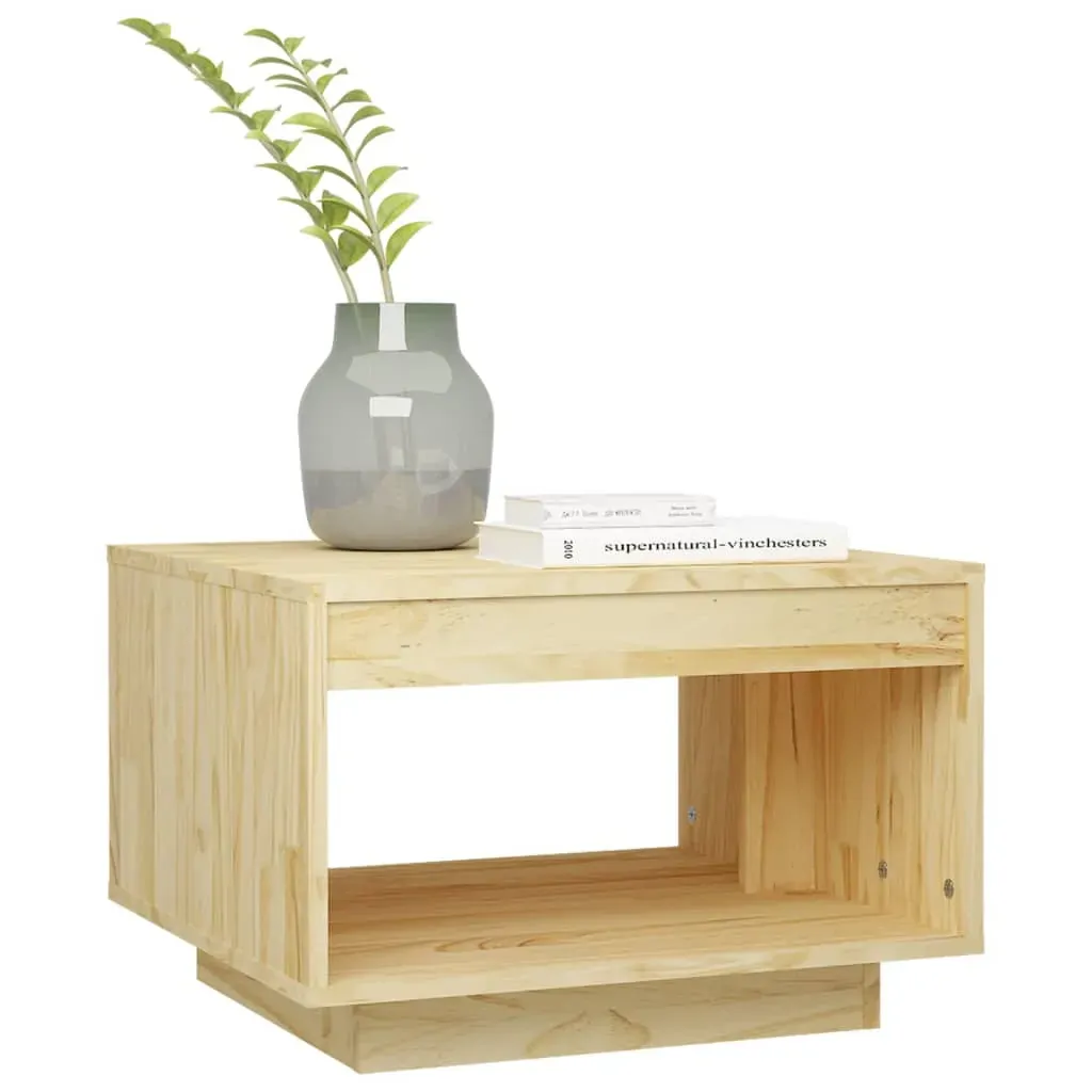 Coffee Table 50x50x33.5 cm Solid Pinewood Price