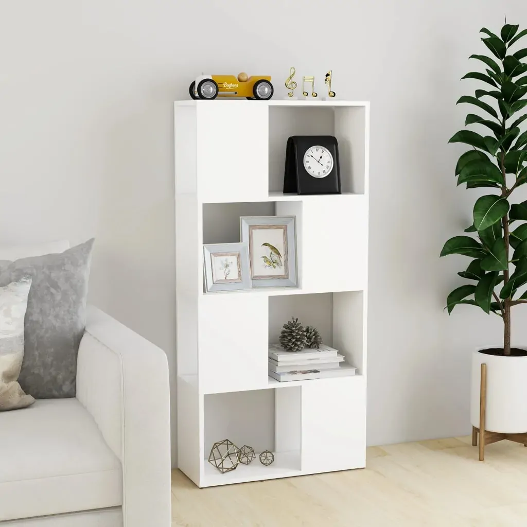 Moston Book Cabinet Room Divider 60x24x124.5 cm Engineered Wood Price