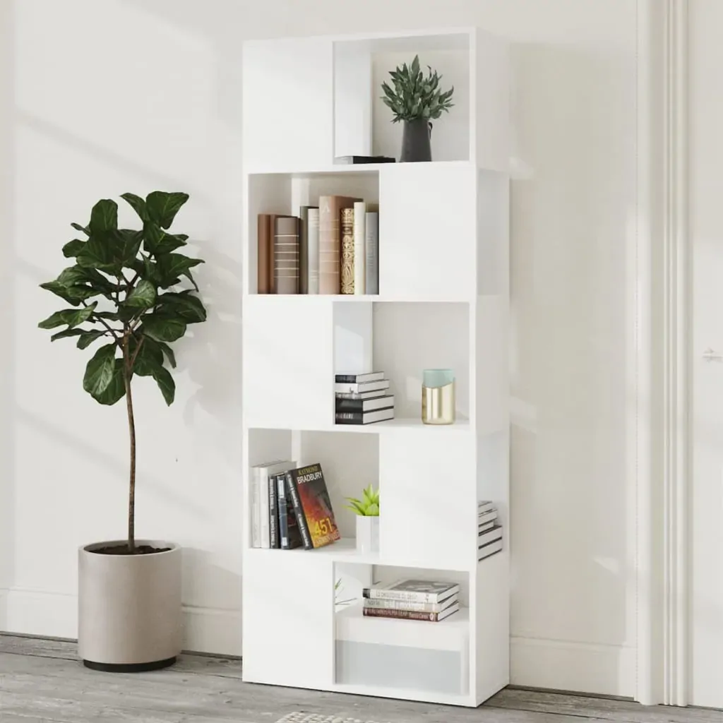 Book Cabinet Room Divider 60x24x155 cm Engineered Wood Price