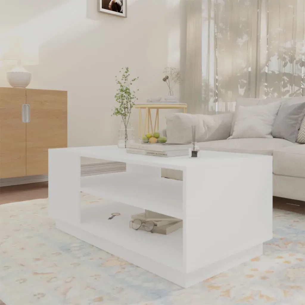 Coffee Table 102x55x43 cm Engineered Wood Price