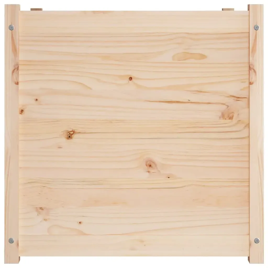 Garden Planter 70x70x70 cm Solid Pinewood Price