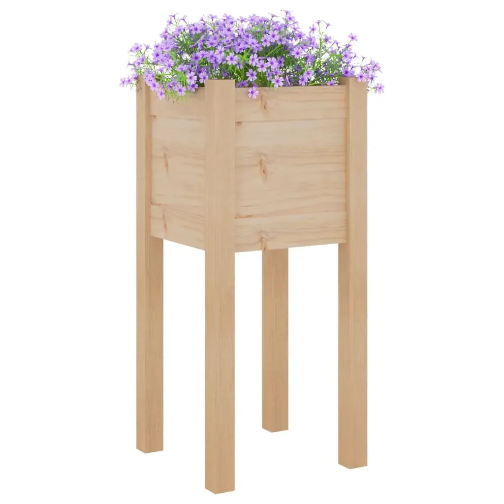 Garden Planter 31x31x70 cm Solid Pinewood Price