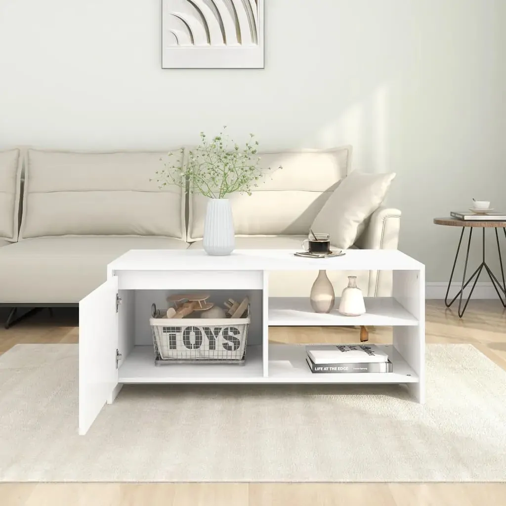 Coffee Table 102x50x45 cm Engineered Wood Price