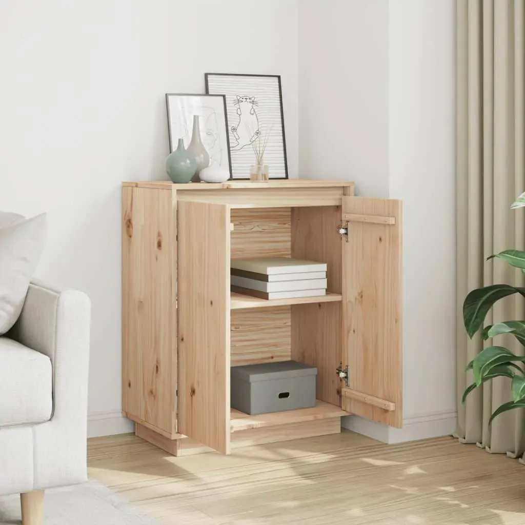 Sideboard 60x34x75 cm Solid Wood Pine Price