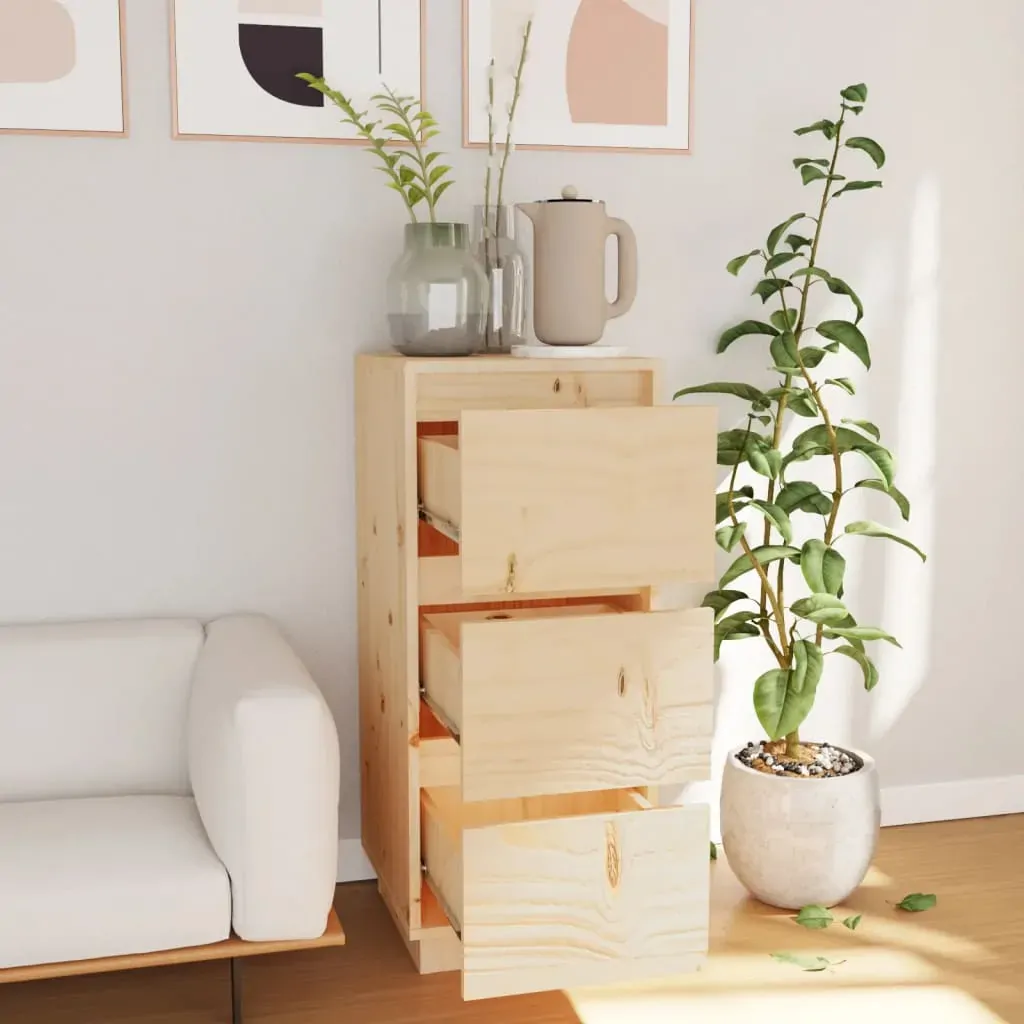 Sideboard 32x34x75 cm Solid Wood Pine Price