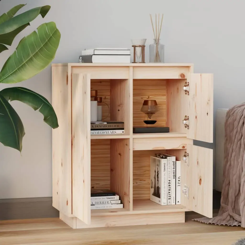 Sideboard 60x34x75 cm Solid Wood Pine Price