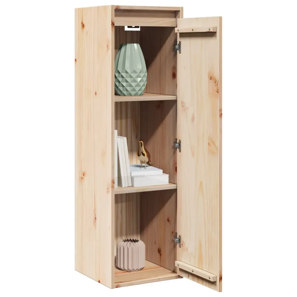Wall Cabinet 30x30x100 cm Solid Wood Pine Price