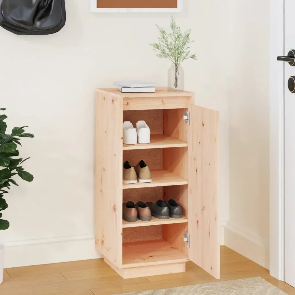 Shoe Cabinet 35x35x80 cm Solid Wood Pine Price