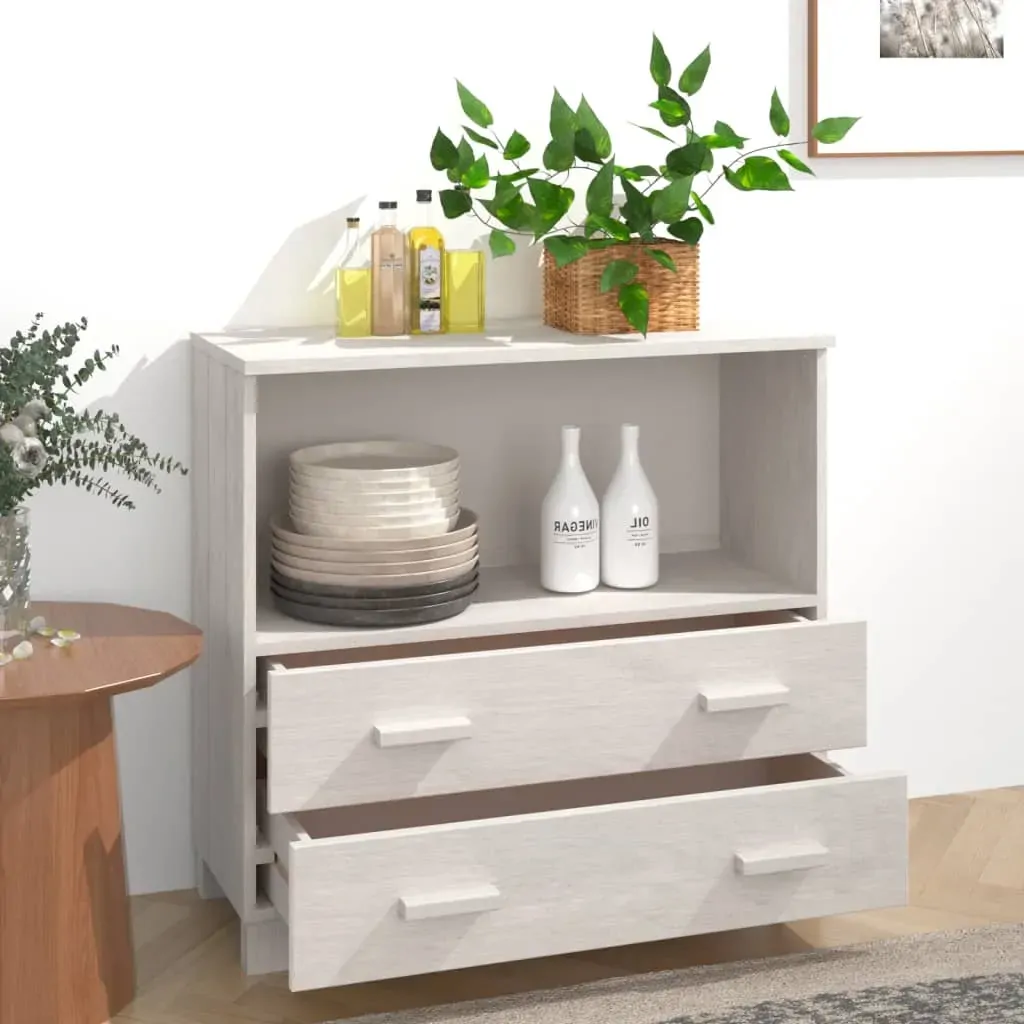 Sideboard 85x35x80 cm Solid Wood Pine Price