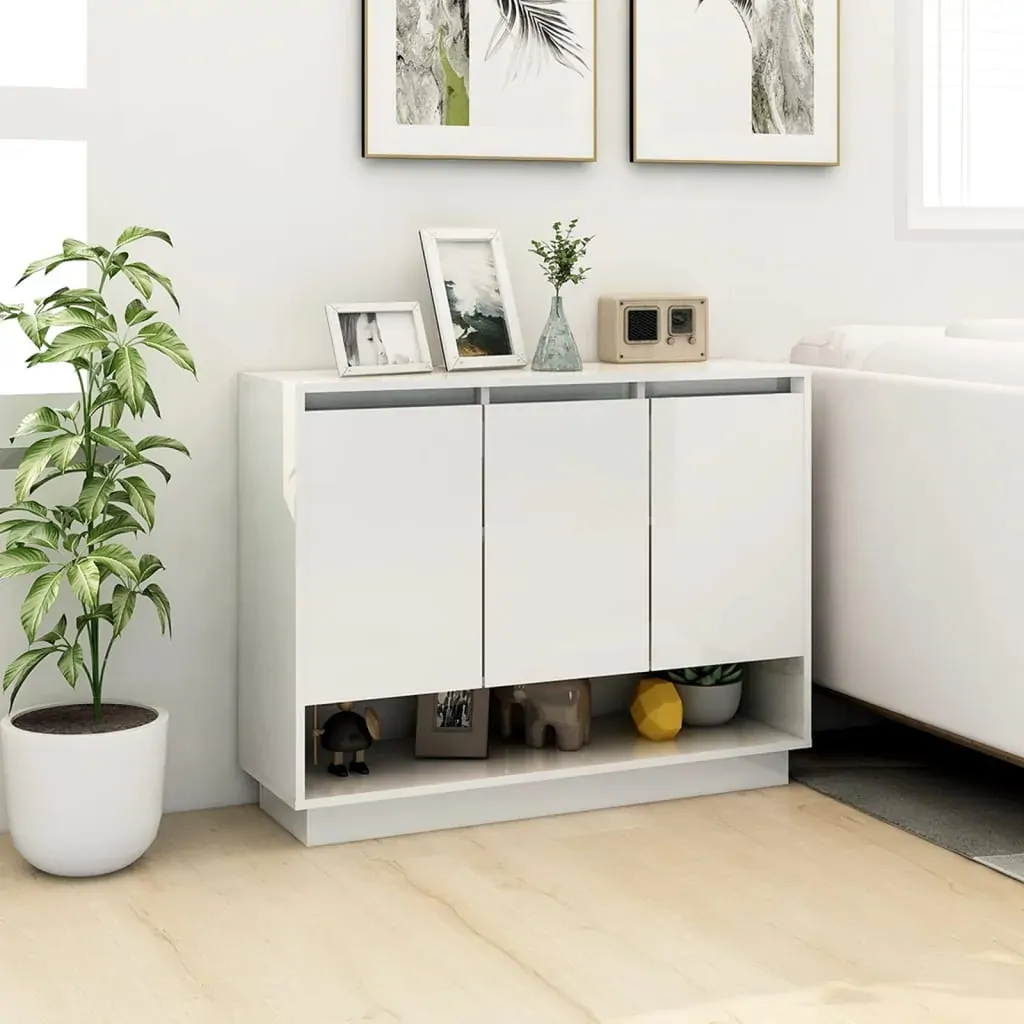 Sideboard 97x31x75 cm Engineered Wood Price