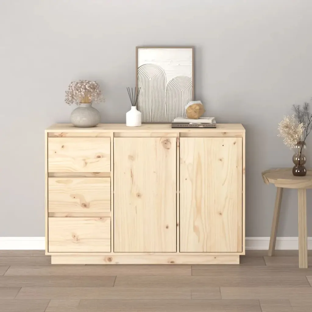 Sideboard 111x34x75 cm Solid Wood Pine Price