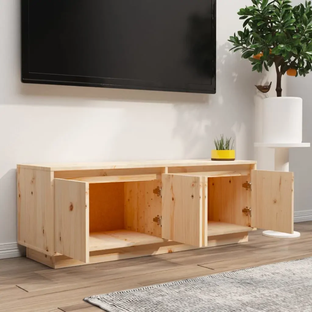 Eloy TV Cabinet 110x34x40 cm Solid Wood Pine Price