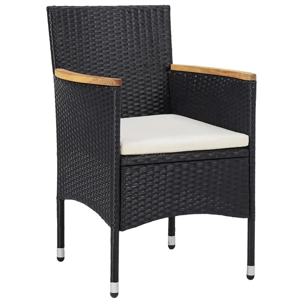 3 Piece Garden Dining Set Poly Rattan Price