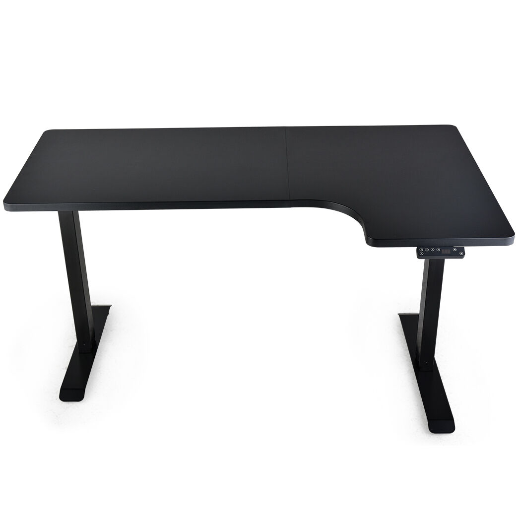 FORTIA Standing Desk Electric Dual Motor Adjustable Sit Stand L-Shaped 80KG Load Price