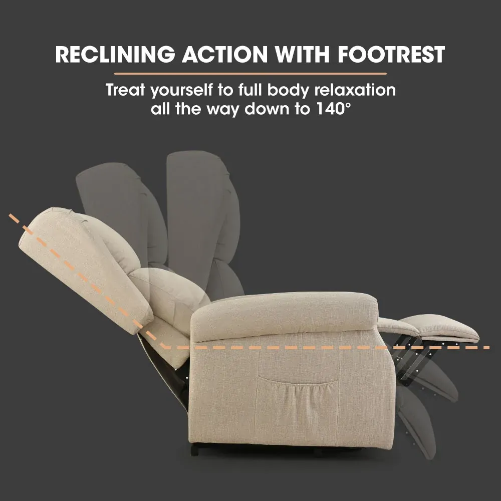FORTIA Electric Recliner Lift Heat Chair for Elderly, Massage, Heat Therapy, Aged Care Price
