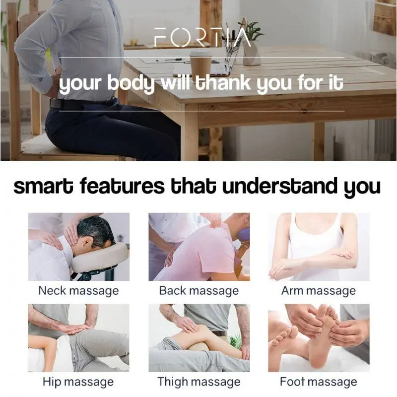 FORTIA Electric Massage Chair Full Body Reclining Zero Gravity Recliner Back Kneading Massager Price