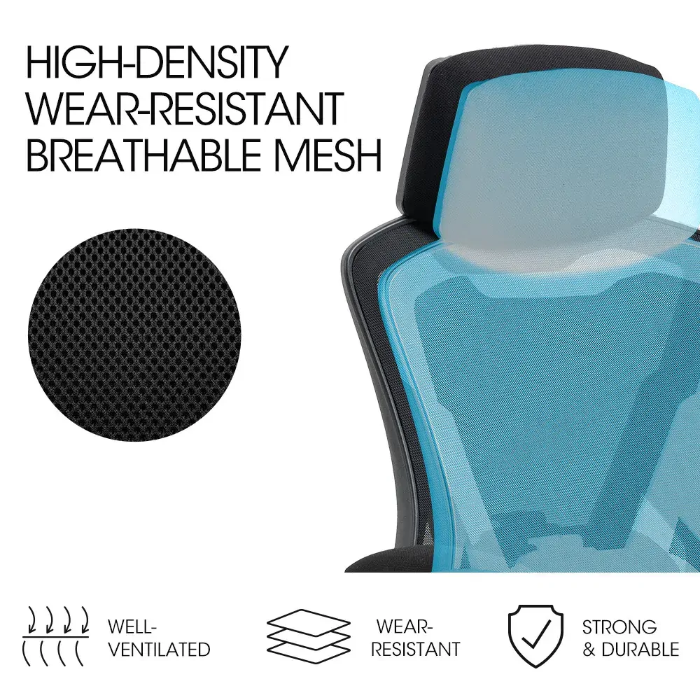 FORTIA Ergonomic Mesh Office Chair Computer Seat with Headrest Adjustable Recline Price