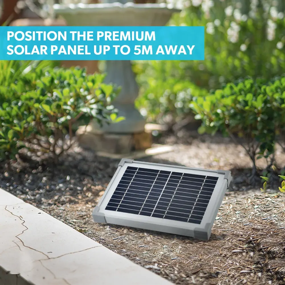 PROTEGE Solar Powered Water Fountain Pump Pond Kit with Eco Filter Box Price