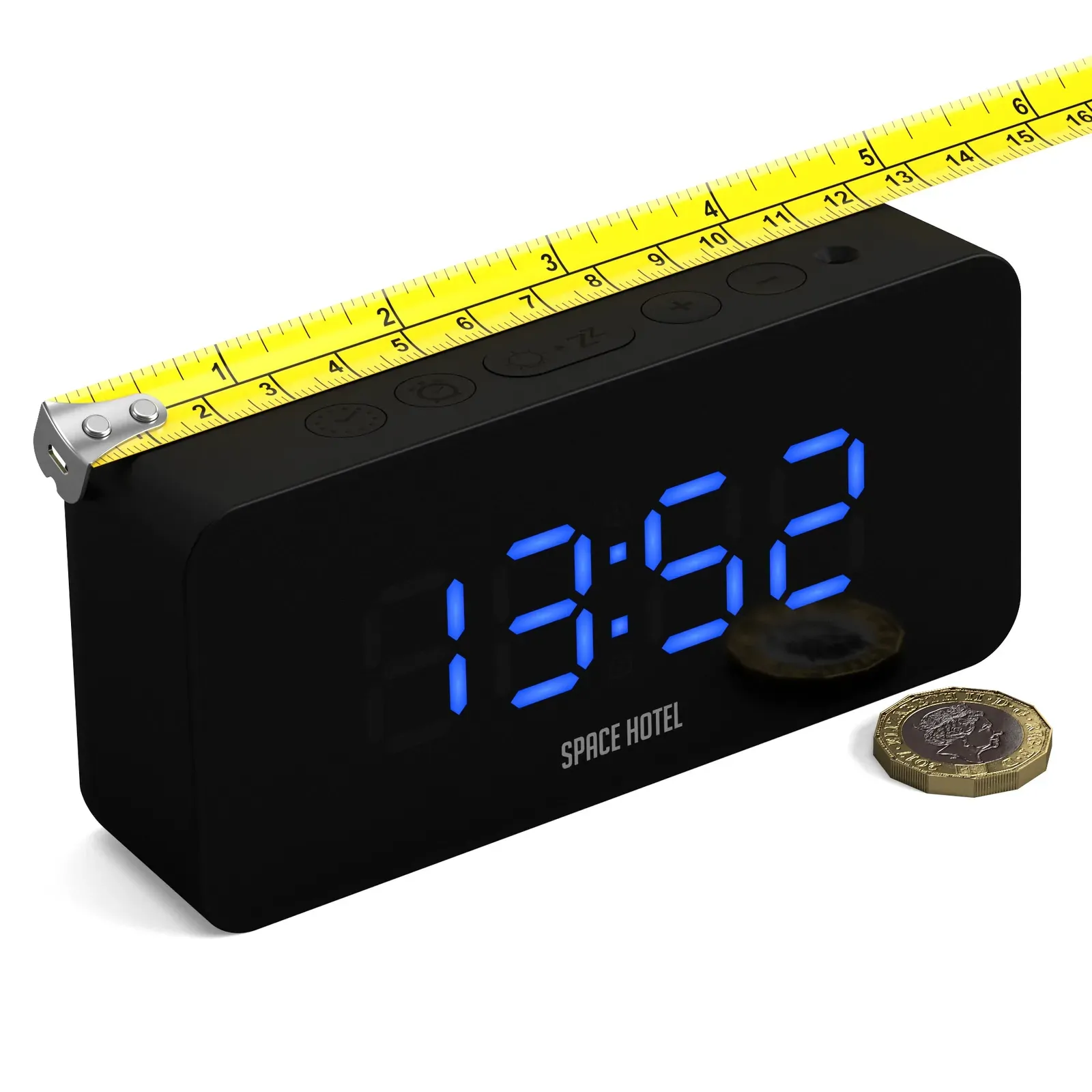 Newgate Space Hotel Hypertron Alarm Clock Black Case - Black Lens Price