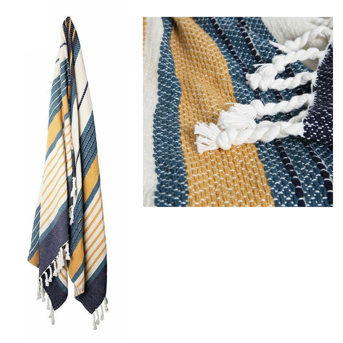 J.Elliot Home Zella Cotton Throw Rug Multi Price