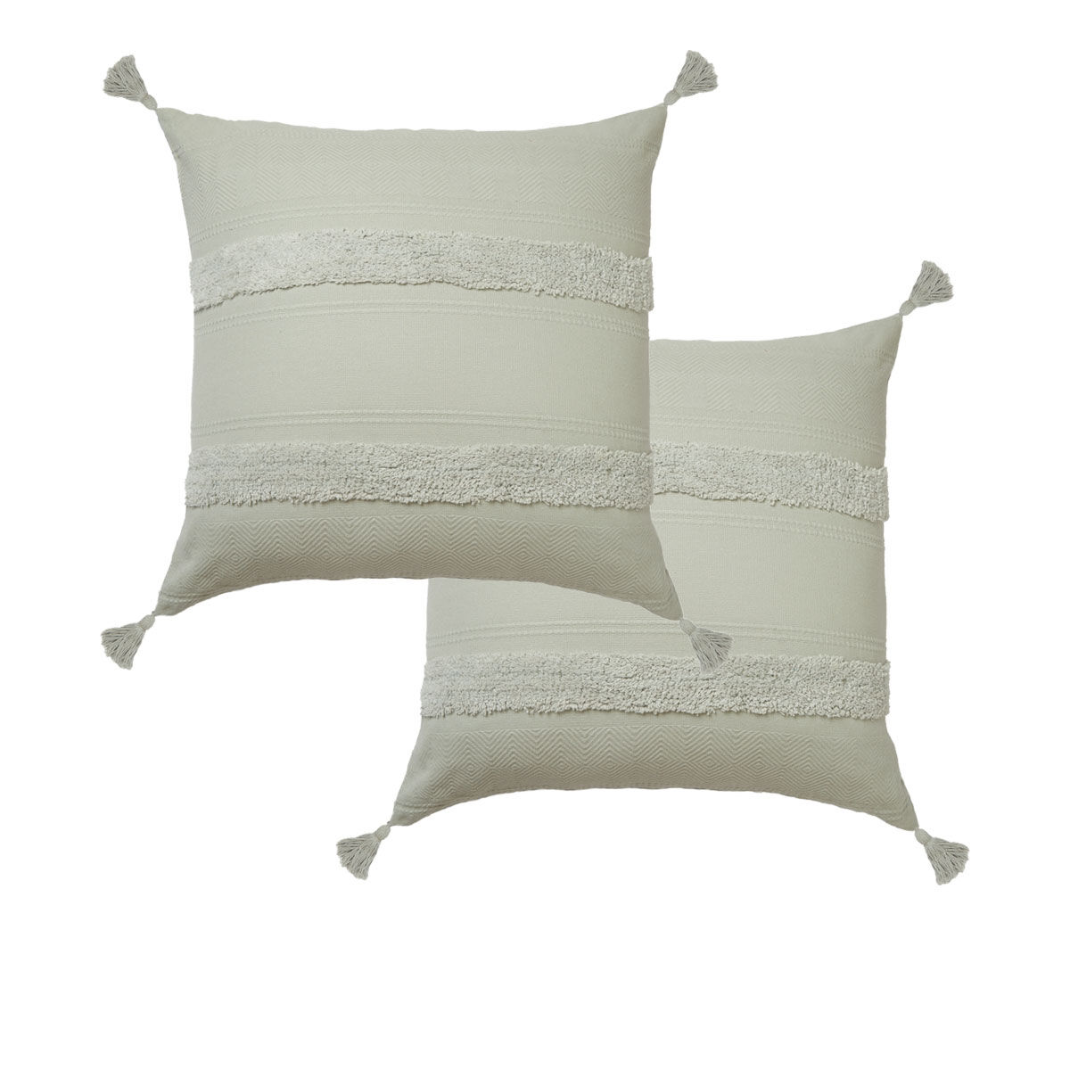 Accessorize Pair of Indra Cotton Tassel European Pillowcases Price