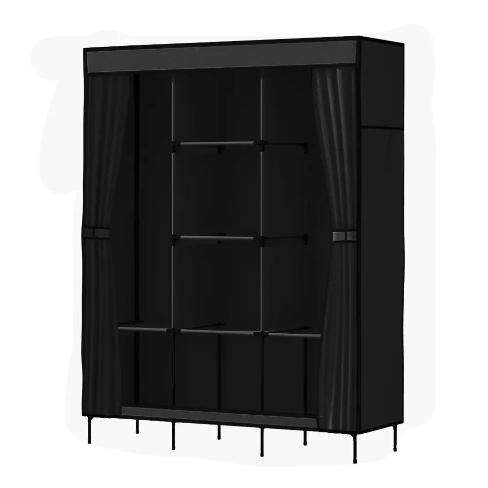 Clothes Wardrobe Closet Storage Large Portable Organiser with Shelf Price