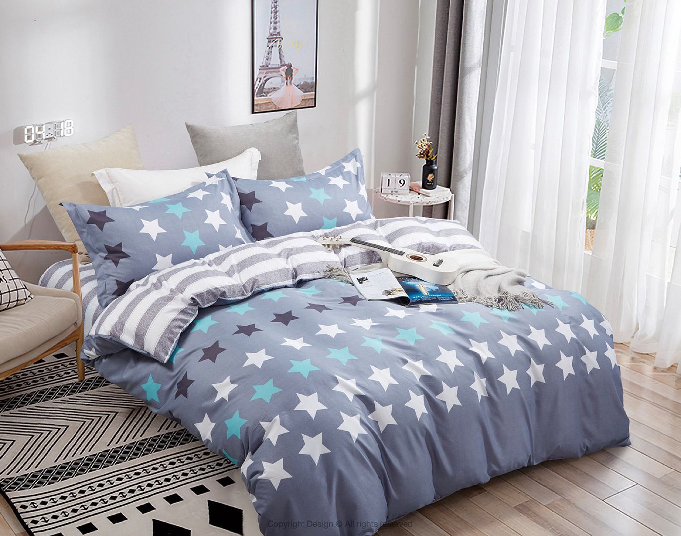 Stars Quilt/Doona/Duvet Cover Set Price