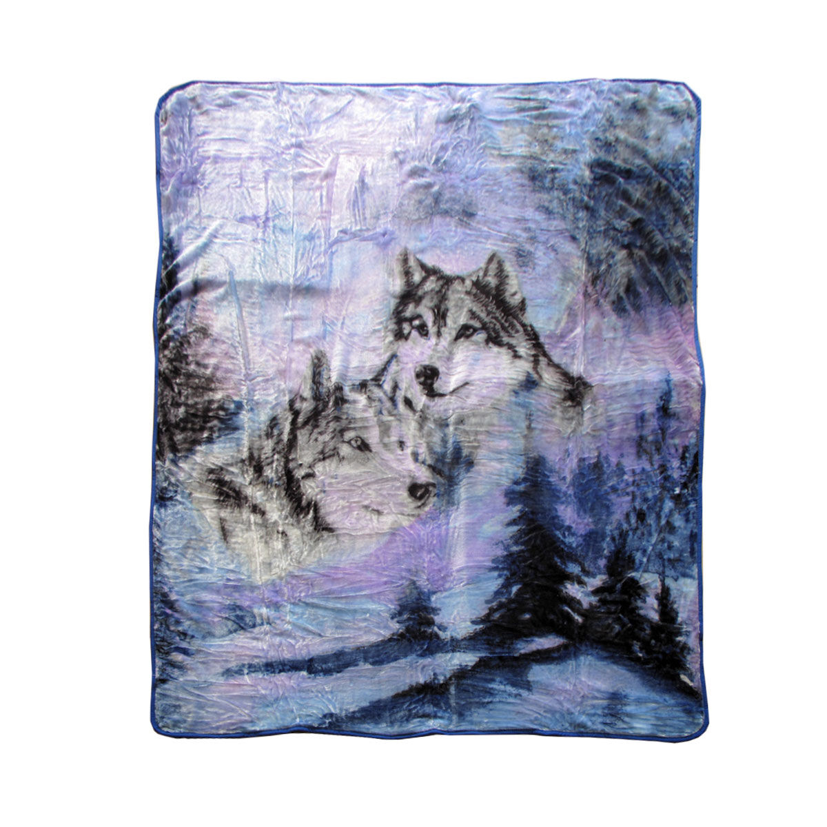 375gsm 1 Ply 3D Print Faux Mink Blanket Queen 200x240 cm Price
