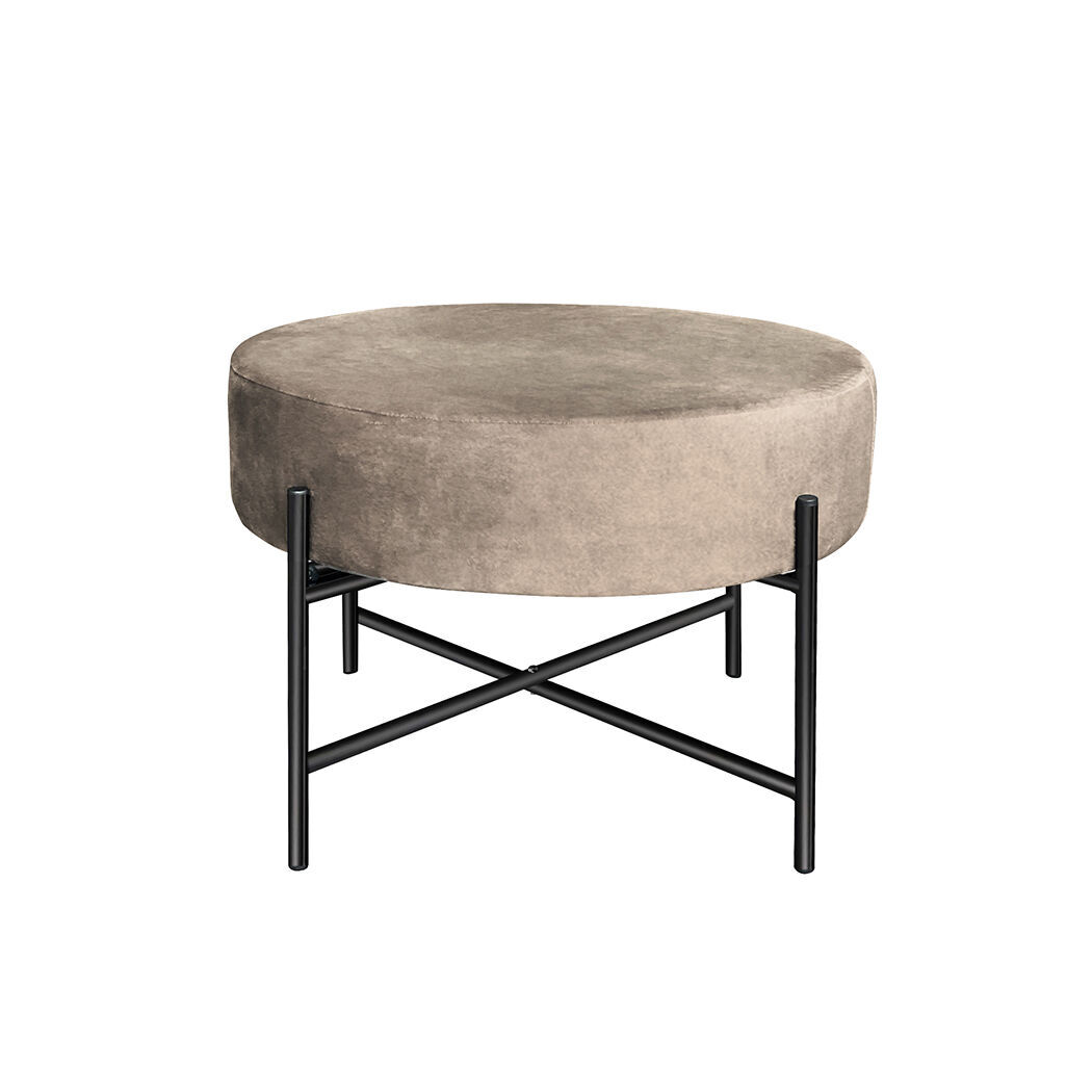 Foot Stool Ottoman Footstool Velvet Accent Chair Round Dressing Vanity. Price