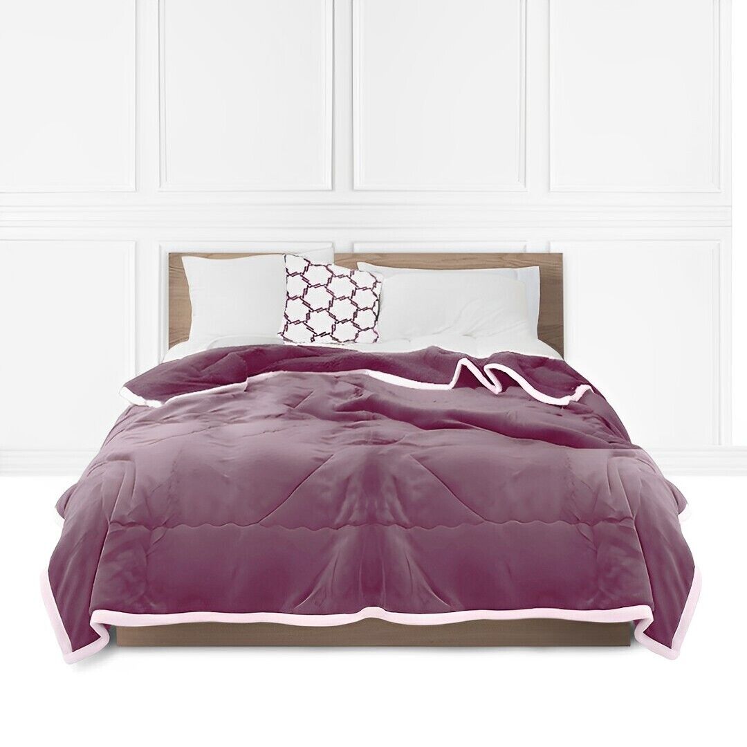 Throw Blanket Warm Cozy Double Sided Thick Flannel Coverlet Fleece Bed Sofa Comforter Price