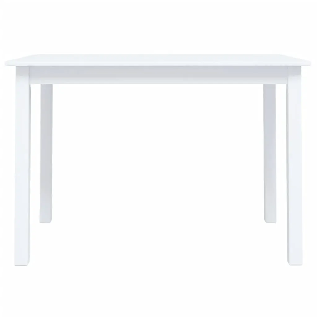 Dining Table 114x71x75 cm Solid Rubber Wood Price