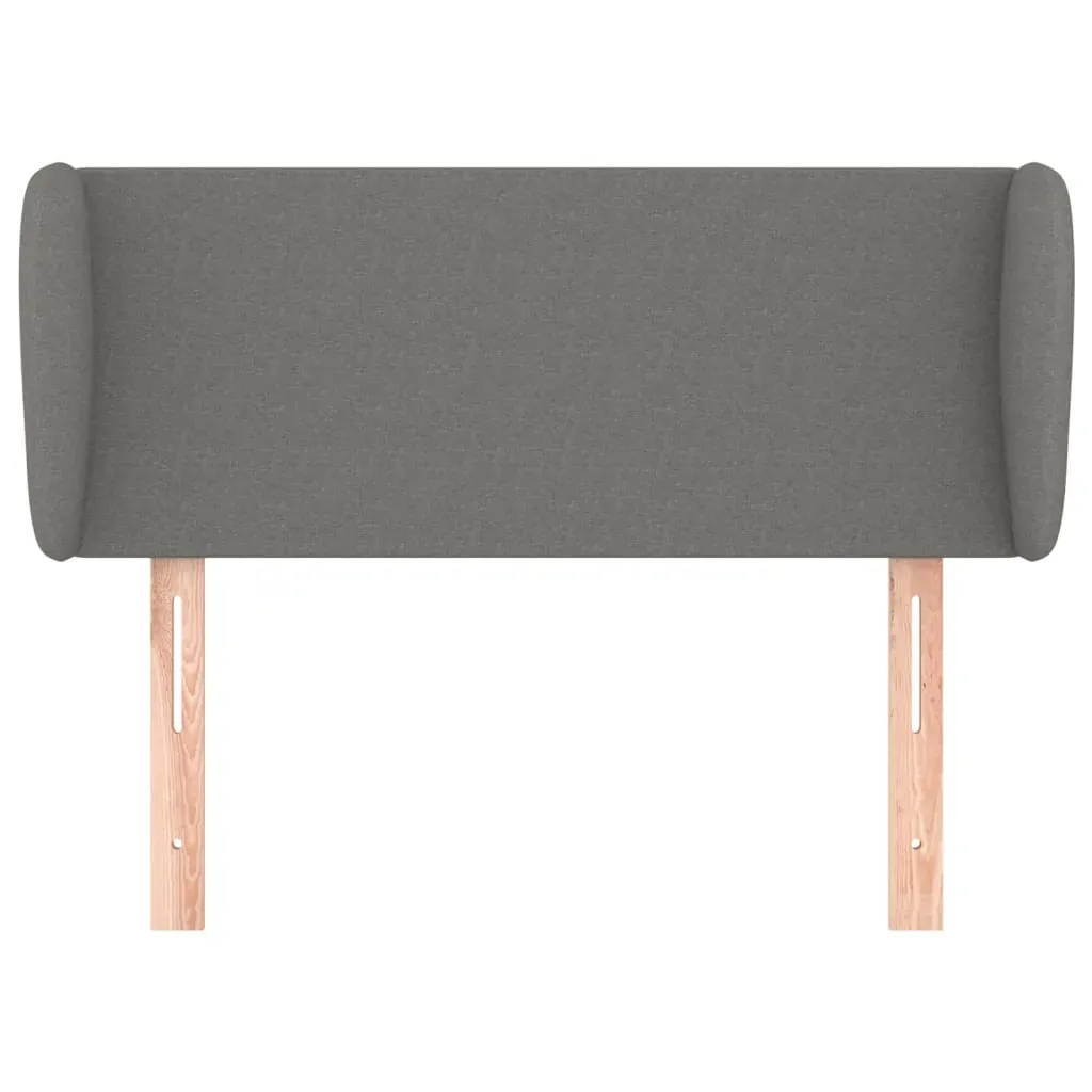 Headboard with Ears Dark Grey Fabric Price