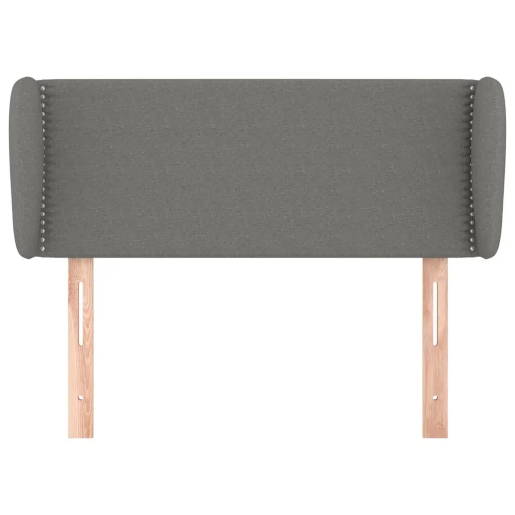 Headboard with Ears Dark Grey Fabric Price