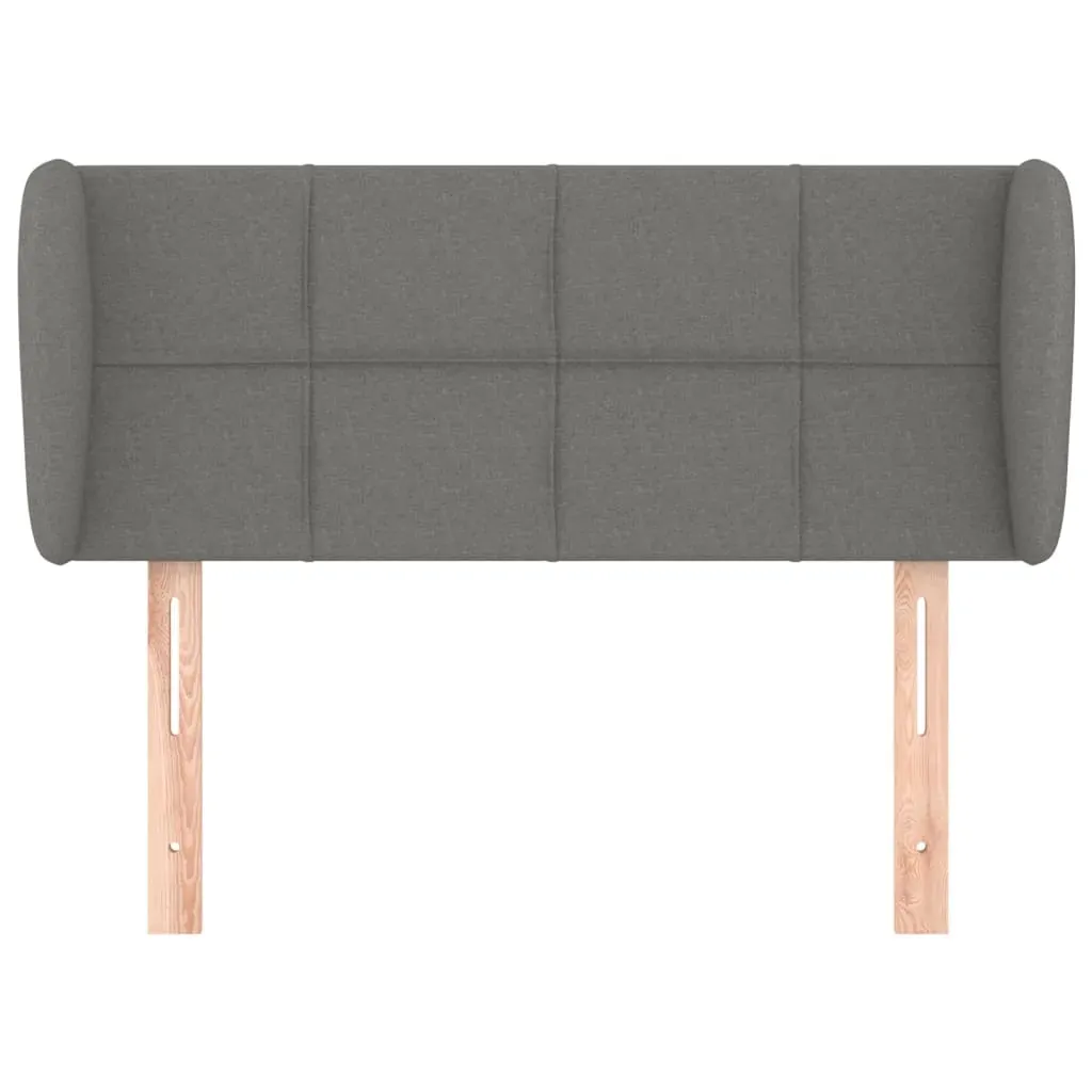Headboard with Ears Dark Grey Fabric Price
