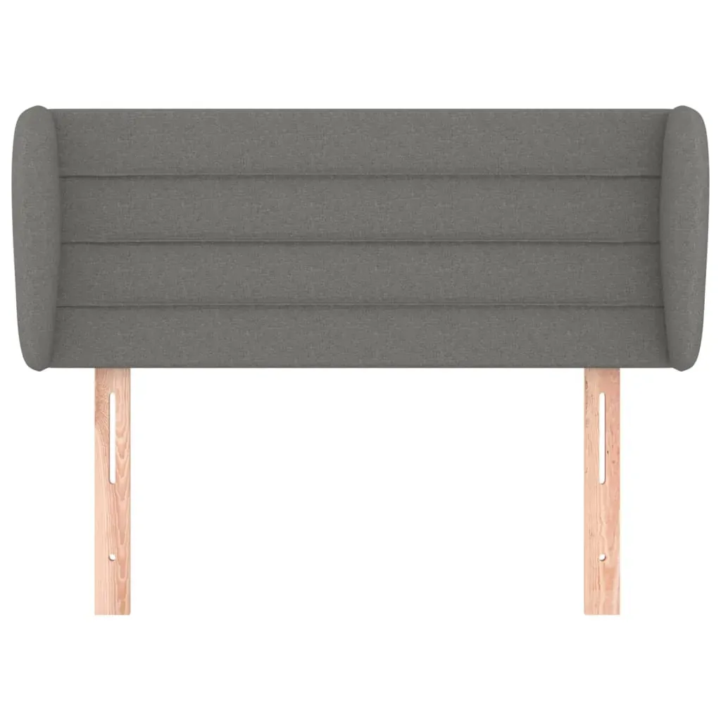 Headboard with Ears Dark Grey Fabric Price