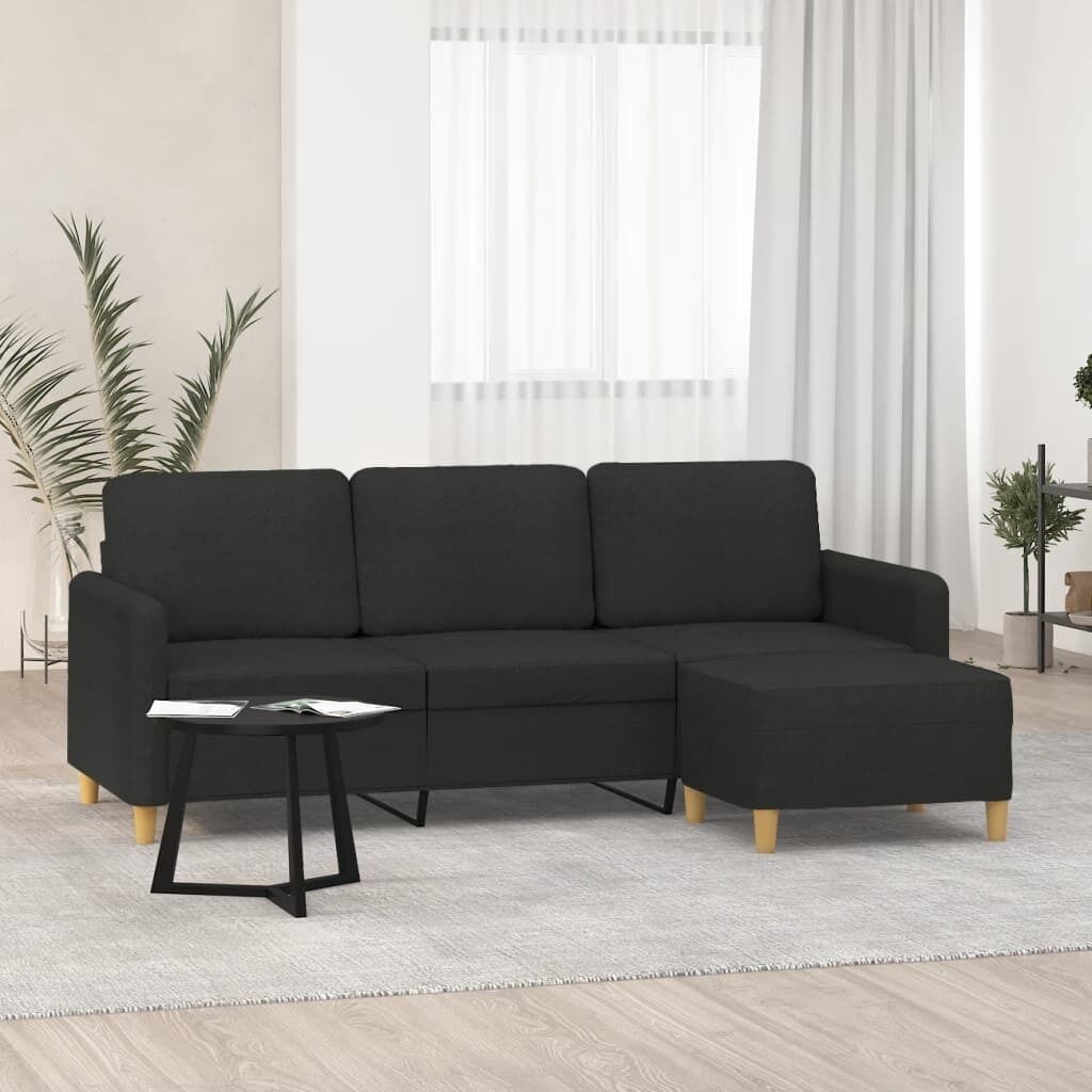 Hewitt 3-Seater Sofa with Footstool Fabric Price