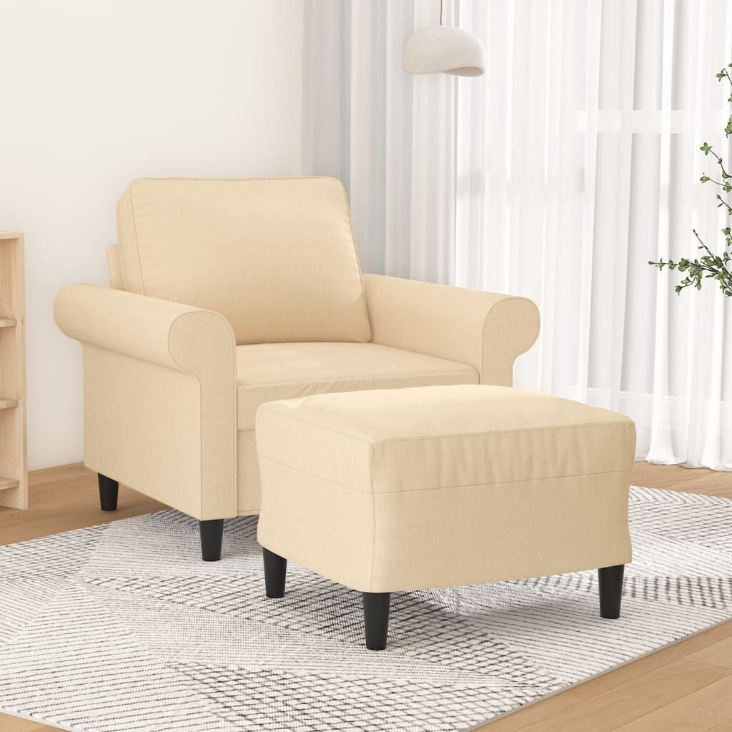 Escondido Sofa Chair with Footstool Fabric Price