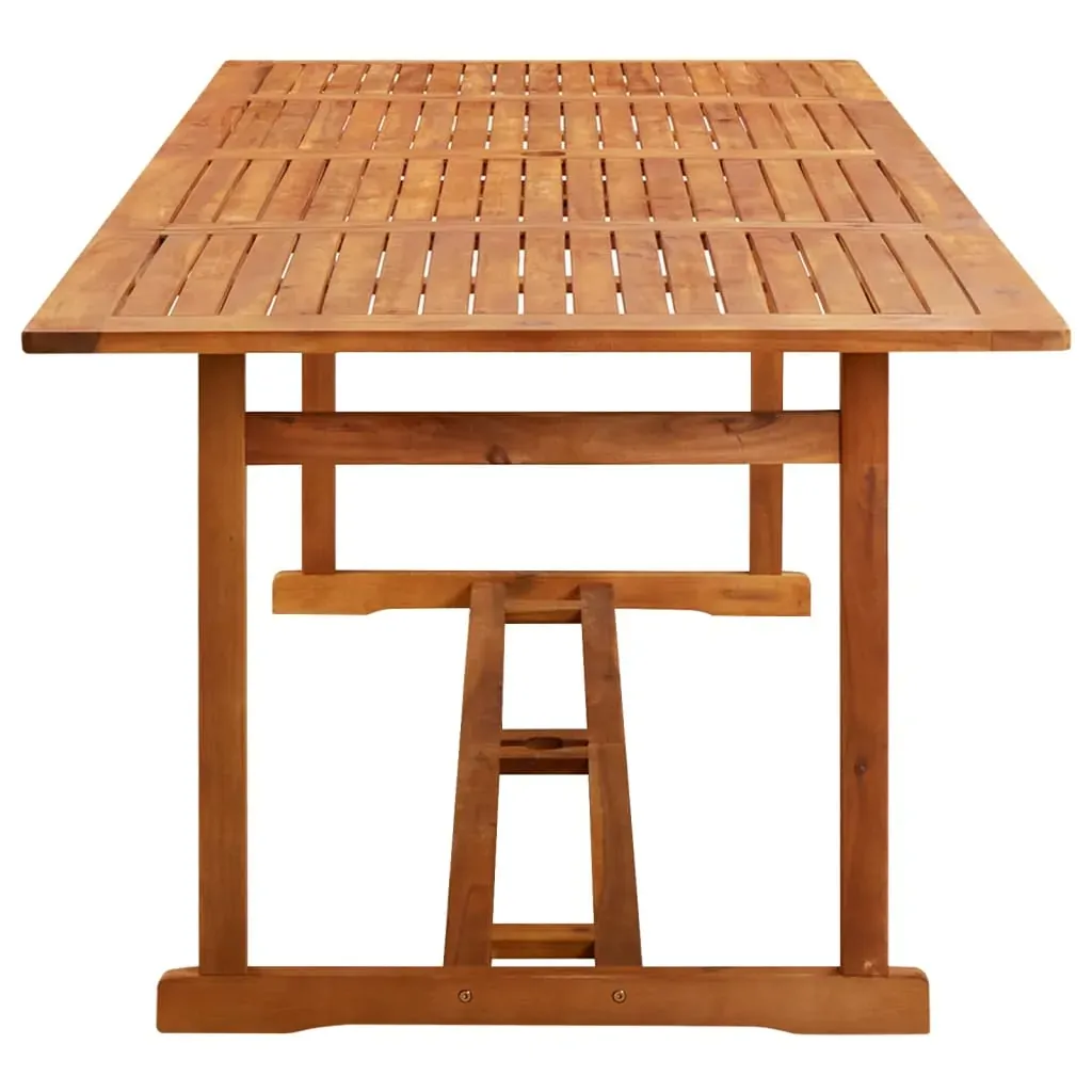 Garden Dining Table Solid Wood Acacia Price