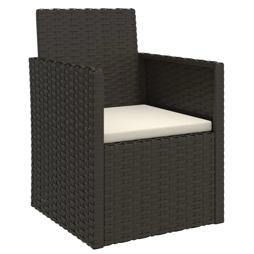 4 Piece Outdoor Lounge Set with Cushions Poly Rattan Price