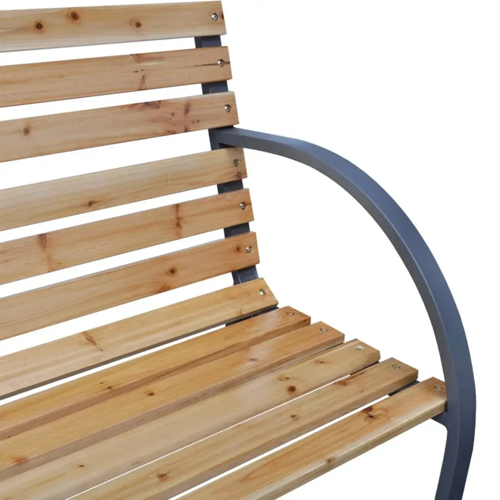 Garden Bench 112 cm Solid Wood Fir Price