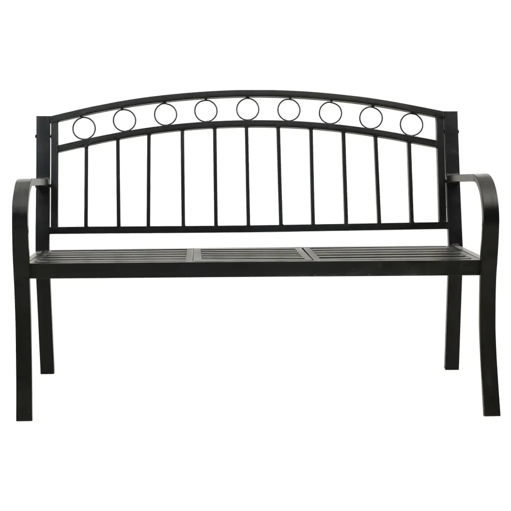 Garden Bench with Table 120 cm Steel Price