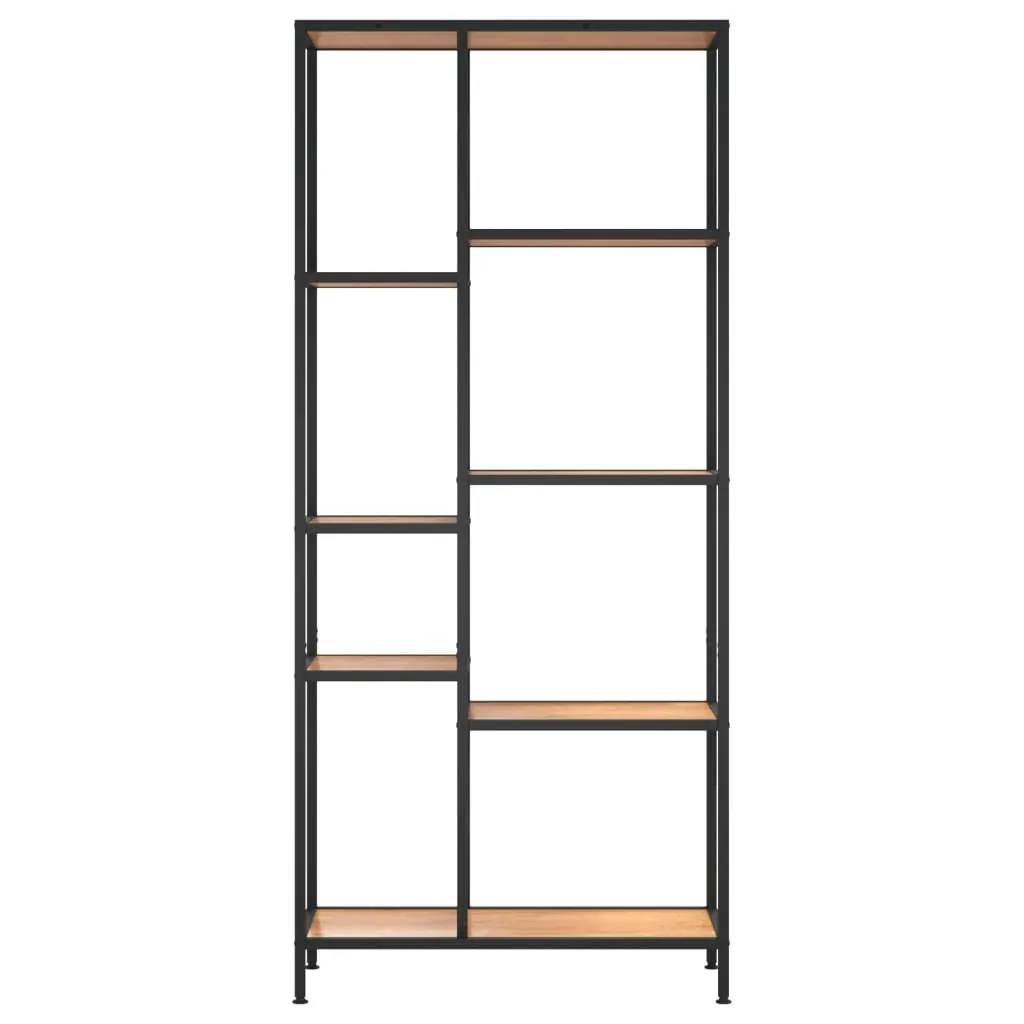 Book Shelf 80x30x180 cm Steel and Engineered Wood Price