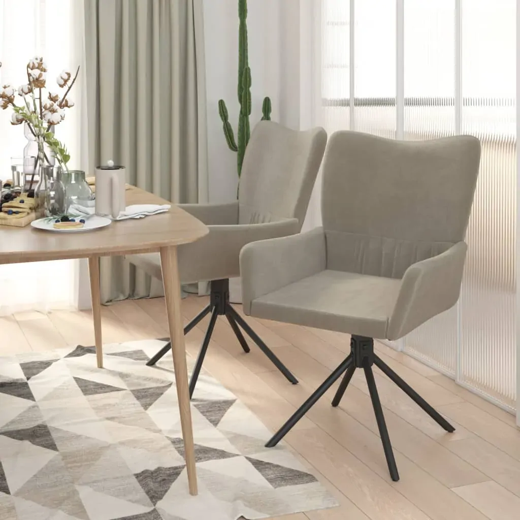 Swivel Dining Chairs 2 pcs Velvet Price