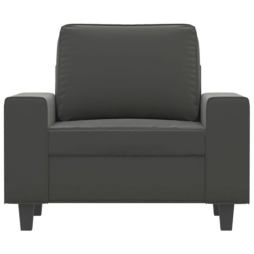 Campbellsville Sofa Chair Dark Grey Microfibre Fabric Price