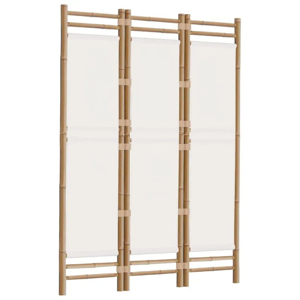 Cumbernauld Folding Room Divider Bamboo and Canvas Price