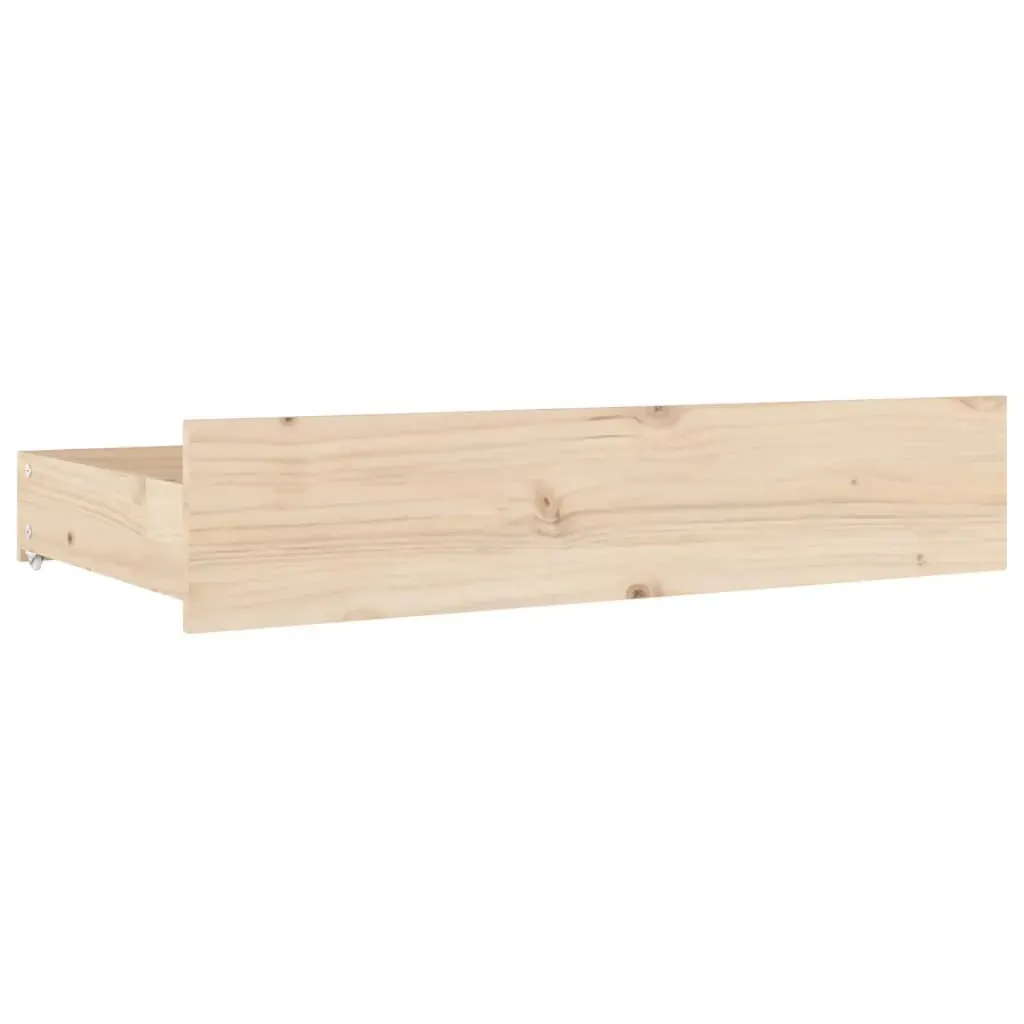 Bed Drawers 4 pcs Solid Wood Pine Price