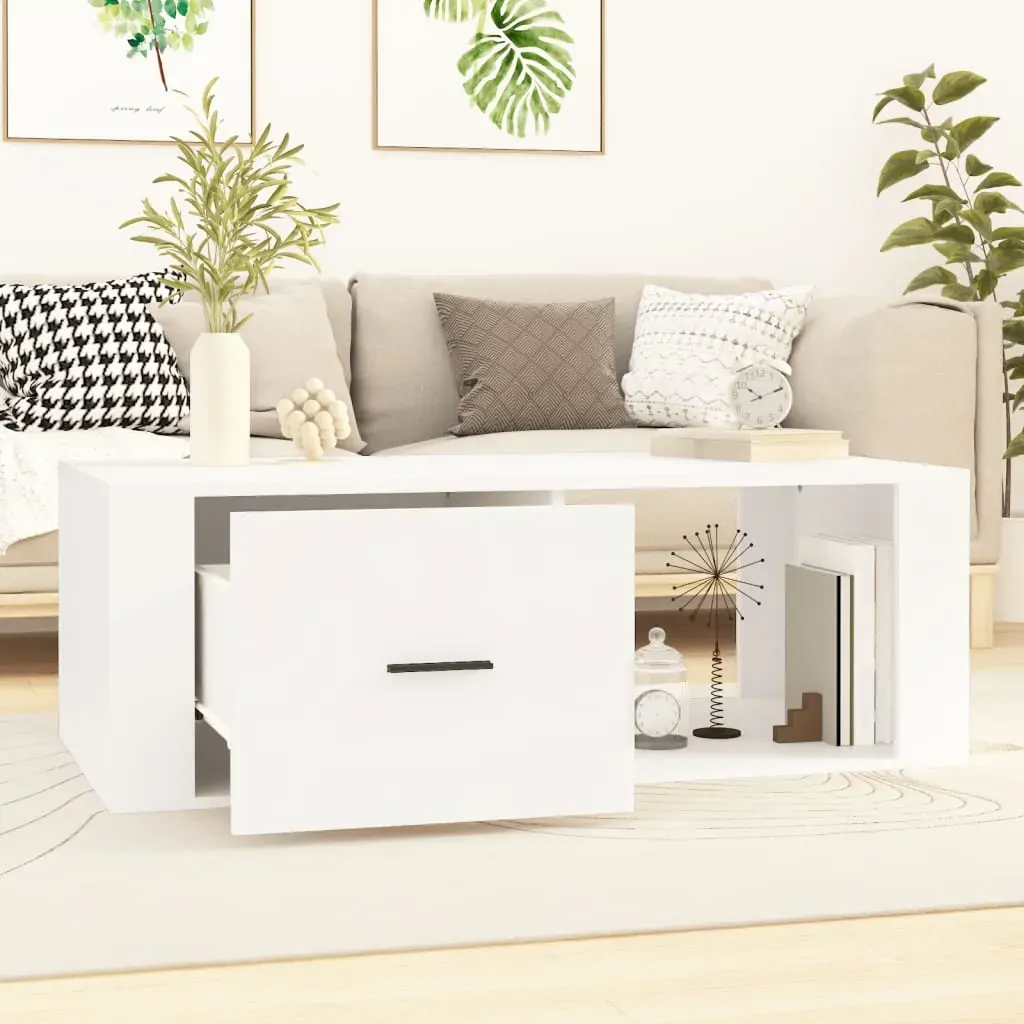 Coffee Table 100x50.5x35 cm Engineered Wood Price