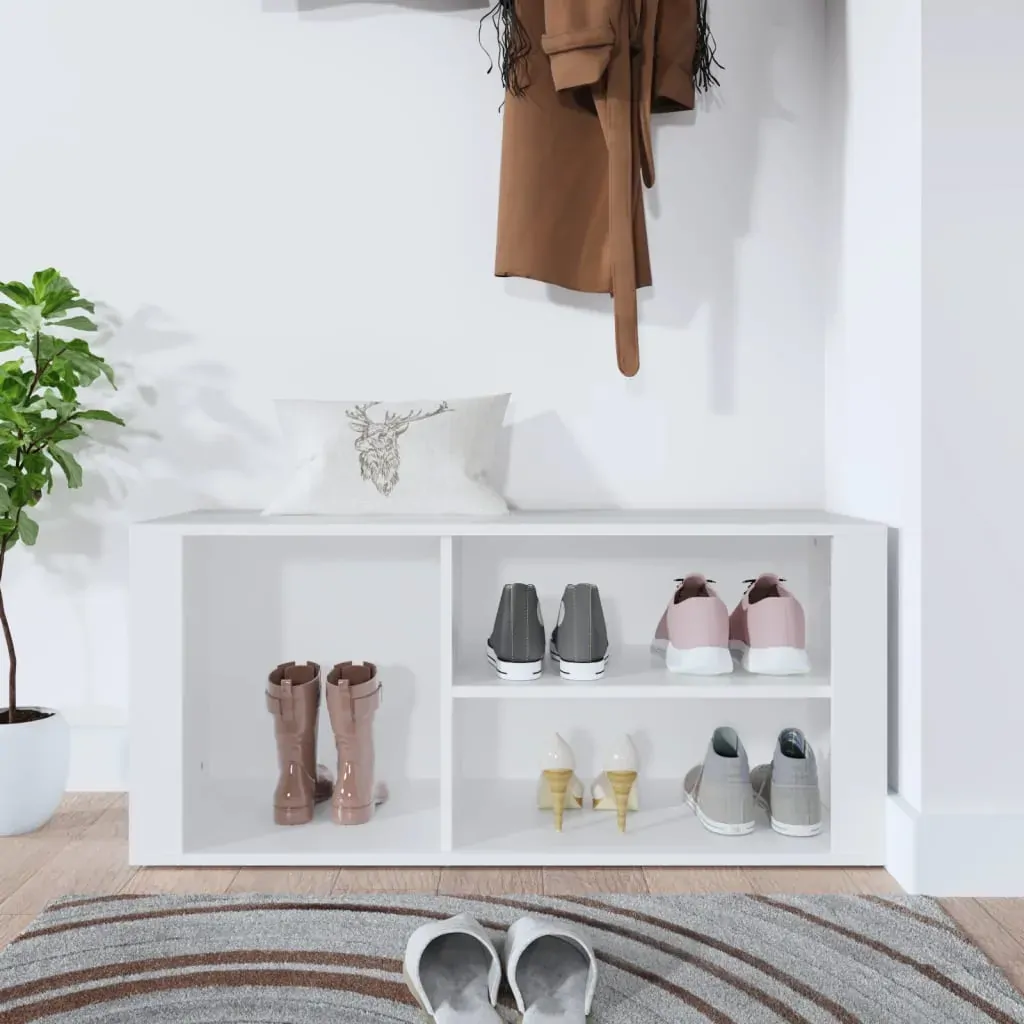 Shoe Cabinet 100x35x45 cm Engineered Wood Price