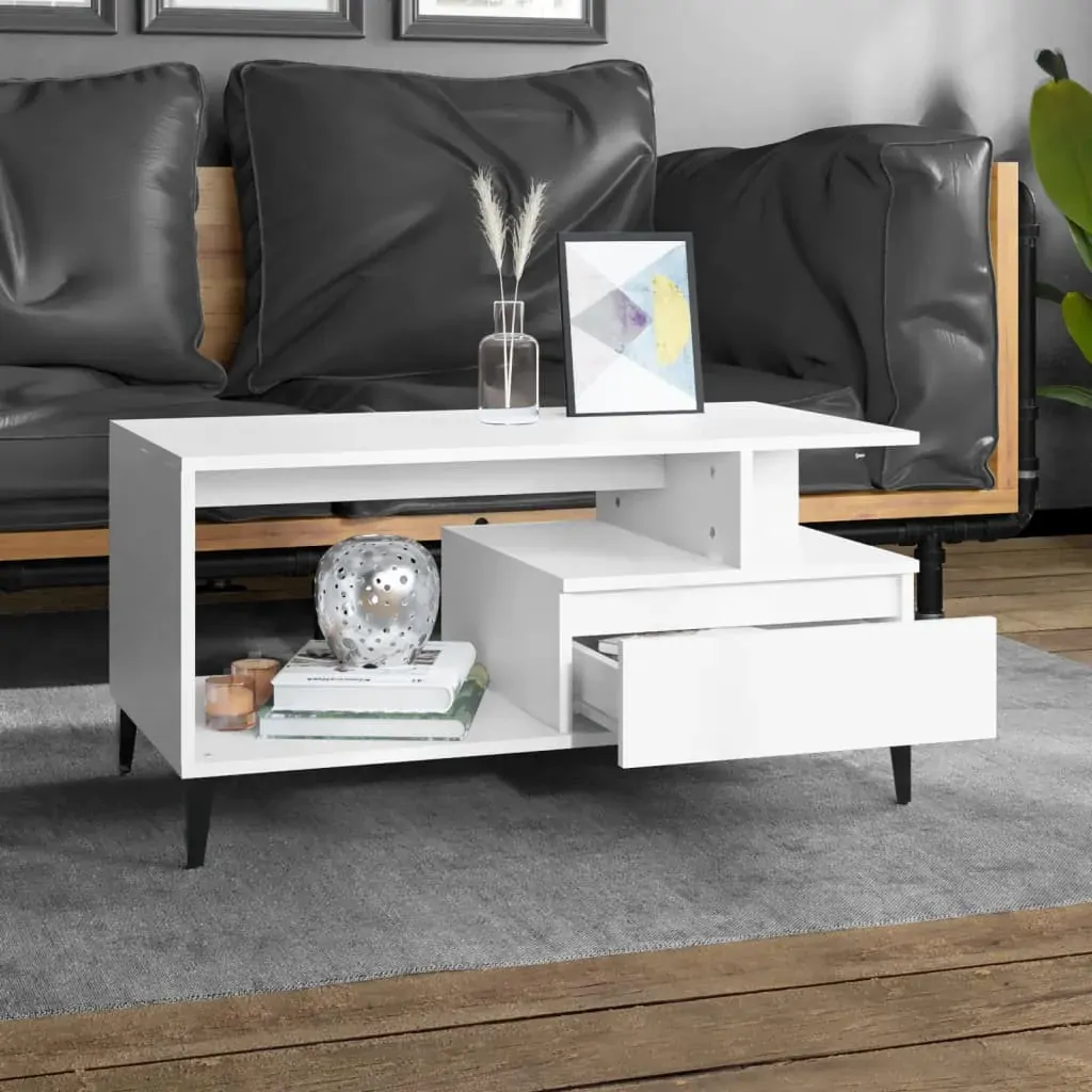 Coffee Table 90x49x45 cm Engineered Wood Price