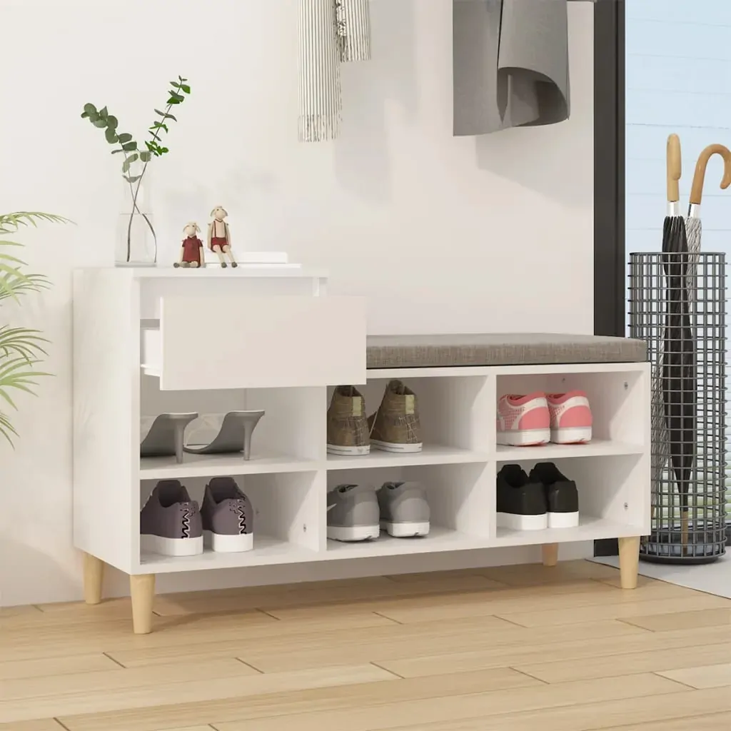 Shoe Cabinet 102x36x60 cm Engineered Wood Price